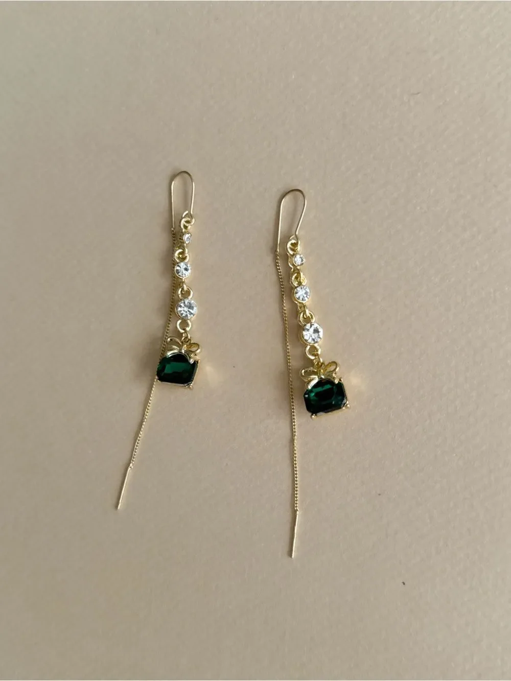 Gemstone Drop Earrings M1876